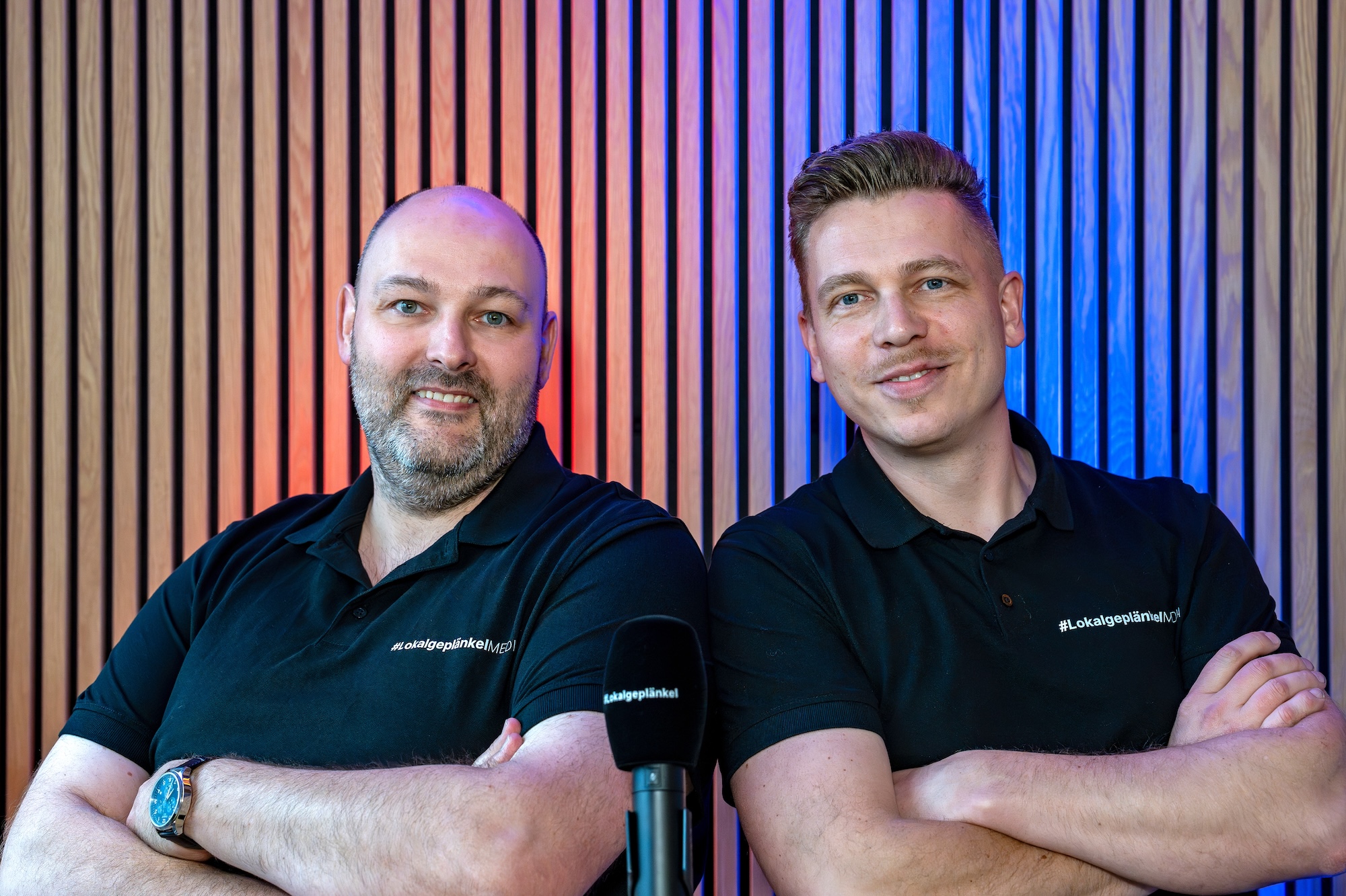 Dennis Hentschel und Patrick Schumann, die Inhaber von LGM Studios, der Podcast Agentur für Kommunen und Unternehmen